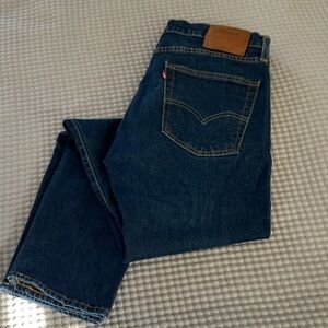 Levi's Men's Dark Blue Straight Jeans